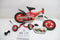 Volare Disney Cars Kinderfiets - Jongens - 10 inch - Rood - Inclusief zijwieltjes