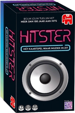 Jumbo Hitster Original - Nederlandstalig Partyspel - 308 muziekkaarten - 37 fiches