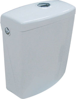 UNO - Stortbak - Polypropyleen - Eco 3/6L - Verchroomde Dubbele Drukknop