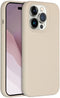 Accezz Liquid Silicone Backcover - iPhone 14 Pro - Schokabsorberend - Beige