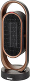 Unold 3D Keramische PTC-ventilatorkachel Energielabel: n.v.t. Koper, Zwart