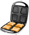 Unold Quadro Sandwich toaster Inklapbaar Wit, Zwart
