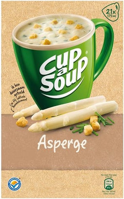 Unox Cup-a-Soup - Asperge met kaascroutons - Pak van 21 zakjes