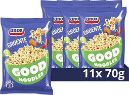 Unox Good Noodles - Groente - zonder kunstmatige kleurstoffen en conserveermiddelen - 11 x 70 g