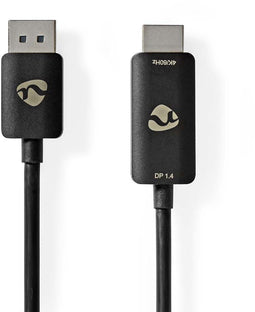 Nedis CCGP37108BK18 - HDMI naar DisplayPort Kabel - 180cm - Zwart