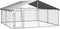 vidaXL - Hondenkennel - voor - buiten - met - dak - 600x200x150 - cm