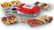 Ariete 1972/00 - 50's Style tosti apparaat - ook voor donuts & muffins - 700W - 3 verwisselbare platen - rood