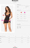 Bellastia Babydoll Met Sexy String - Zwart