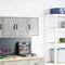 vidaXL - Garage - wandkast - betongrijs - bewerkt - hout