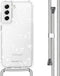 iMoshion Hoesje Geschikt voor Samsung Galaxy S21 FE Hoesje Met Koord - iMoshion Design Hoesje met Koord - Transparant / Butterfly