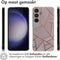 imoshion Hoesje Geschikt voor Samsung Galaxy S24 Hoesje Siliconen - imoshion Design hoesje - Meerkleurig / Pink Graphic