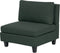 UNSTAD - 4-zitsbank modulair - Donkergroen - Linkszijdig - Polyester