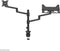 Neomounts DS20-425BL2 - Bureausteun - Full motion voor schermen tot 27