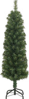 vidaXL - Kunstkerstboom - met - standaard - smal - 150 - cm - PVC - groen