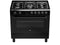 ETNA FG190ZWA - Gasfornuis 90 cm - 5 branders inclusief wokbrander - Zwart