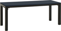vidaXL - Tuinbank - 110 - cm - staal - en - HKC - zwart