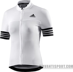 adidas - Adistar SS JSY Women - Wielertrui - XL - Wit