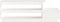 vidaXL - Salontafel - 120x50x40,5 - cm - massief - grenenhout - wit
