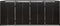 vidaXL - Containerberging - viervoudig - 274x80x117 - cm - poly - rattan - grijs