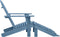 vidaXL - Tuinstoel - Adirondack - met - voetenbank - massief - vurenhout - blauw