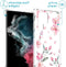 iMoshion Hoesje Geschikt voor Samsung Galaxy S22 Ultra Hoesje Met Koord - iMoshion Design Hoesje met Koord - Roze / Blossom Watercolor