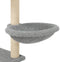 vidaXL - Kattenmeubel - met - sisal - krabpalen - 153 - cm - donkergrijs