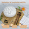 Nuvance - Tongue Drum - Meditatieve klanken - Wit - 19x19 cm