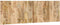 vidaXL - Hoofdbord - 160 - cm - massief - ruw - mangohout