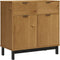 vidaXL - Dressoir - FLAM - 80x40x80 - cm - massief - grenenhout