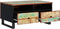 vidaXL - Salontafel - 80x54x40 - cm - massief - gerecycled - hout - en - bewerkt - hout