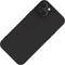 Celly Cromo Siliconen hoesje - Geschikt voor Apple iPhone 15 - TPU Back Cover - Microfiber - Zwart