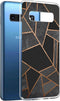 iMoshion Hoesje Geschikt voor Samsung Galaxy S10 Hoesje Siliconen - iMoshion Design hoesje - Zwart / Meerkleurig / Goud / Black Graphic