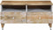 vidaXL - Salontafel - 80x54x40 - cm - massief - mangohout