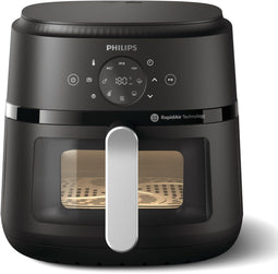 Philips Versuni 2000 - Heteluchtfriteuse - 6.2 Liter - 1700 Watt - Zwart