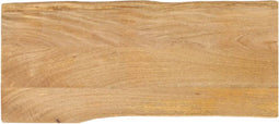 vidaXL - Tafelblad - met - natuurlijke - rand - 80x40x2,5 - cm - massief - mangohout