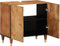 vidaXL - Wastafelkast - 62x33x58 - cm - massief - mangohout