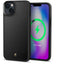 Spigen ACS04946 - iPhone 14 Plus - Soft case - Vegan leer - MagSafe - Zwart