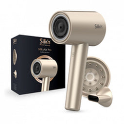 Silk'n Haardroger - SilkyAir Pro - Fohn - met Ionen technologie en zijdezacht etui voor op reis - 2 accessoires - Beige