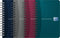 Oxford OFFICE Essentials spiraalblok 180 bladzijden formaat 9 x 14 cm geruit 5 mm