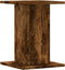 vidaXL - Speakerstandaards - 2 - st - 30x30x40 - cm - bewerkt - hout - gerookt - eiken