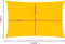 vidaXL - Zonnezeil - 160 - g/m² - rechthoekig - 2x3 - m - HDPE - geel