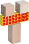 Eichhorn - houten blokken opbergdoos, deksel met gaten en vormen, 50 stuks, 30mm, berkenhout, vanaf 1 jaar