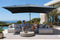 Feel Furniture - Roma parasol - 4x3 Meter Rechthoekig - Donkergrijs