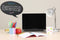 Wandkrijtbord silhouette - Bubbel - Incl. 1 krijstift