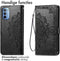iMoshion Hoesje Geschikt voor Motorola Moto G14 Hoesje Met Pasjeshouder - iMoshion Mandala Bookcase - Zwart