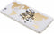 Hoesje Siliconen Geschikt voor Huawei P10 Lite - Design Backcover siliconen - Goud / Transparant / Quote World Map