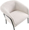 KROSSEN - Fauteuil - Lichtbeige - Polyester
