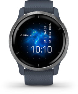 Garmin Venu 2 - GPS smartwatch - Gezondheidsmonitoring en muziek - Blauw