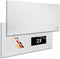 Gereedschapswand van MDF 120 x 60 cm - Wit gelakt - Perforatiebord met 7 mm gaten