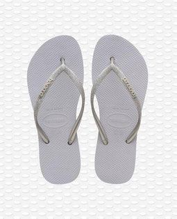 Havaianas Slim Flatform - Dames Slippers - Rubber voetband - Ice Grey (35/36)